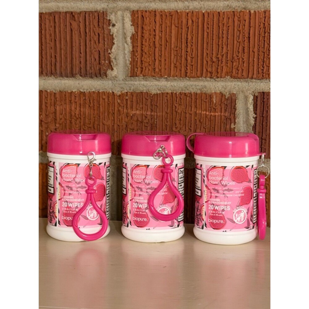 Biopure Antibacterial Wipes 3 Pack Jasmine Dragonfruit Limited Viral TikTok A4